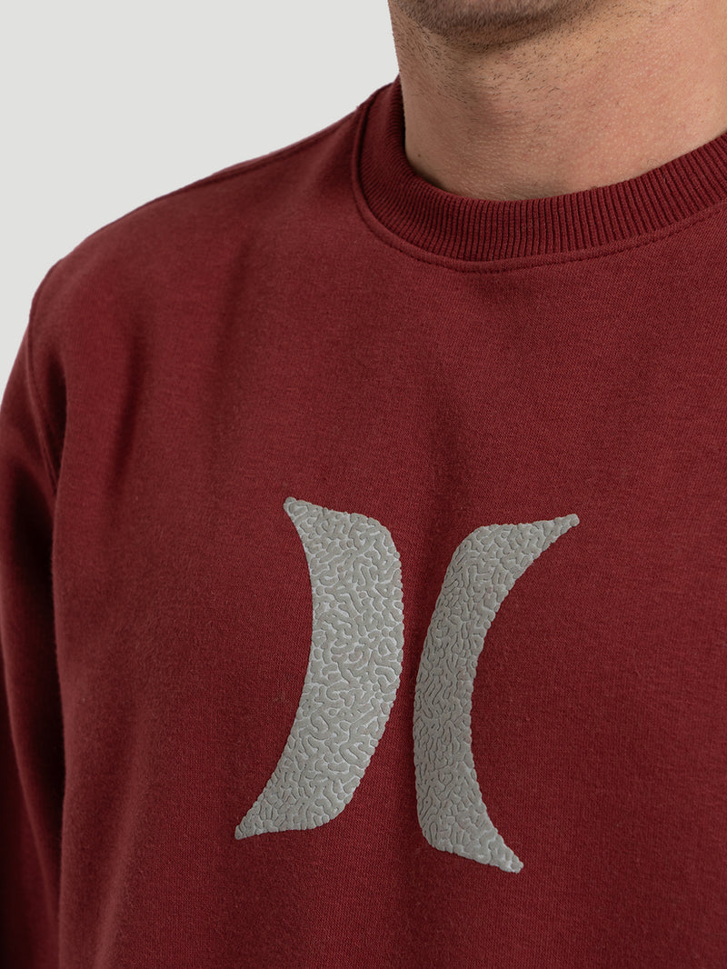 Moletom Hurley Careca Icon Vinho