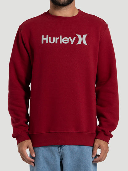 Moletom Careca Vinho Hurley One & Only
