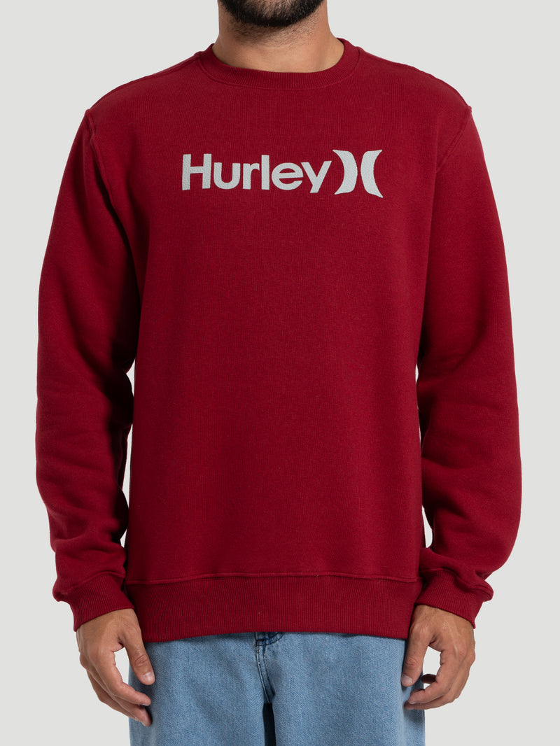 Moletom Careca Vinho Hurley One & Only