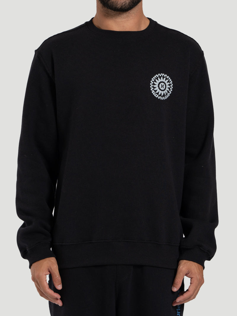 Moletom Hurley Careca Empire Preto