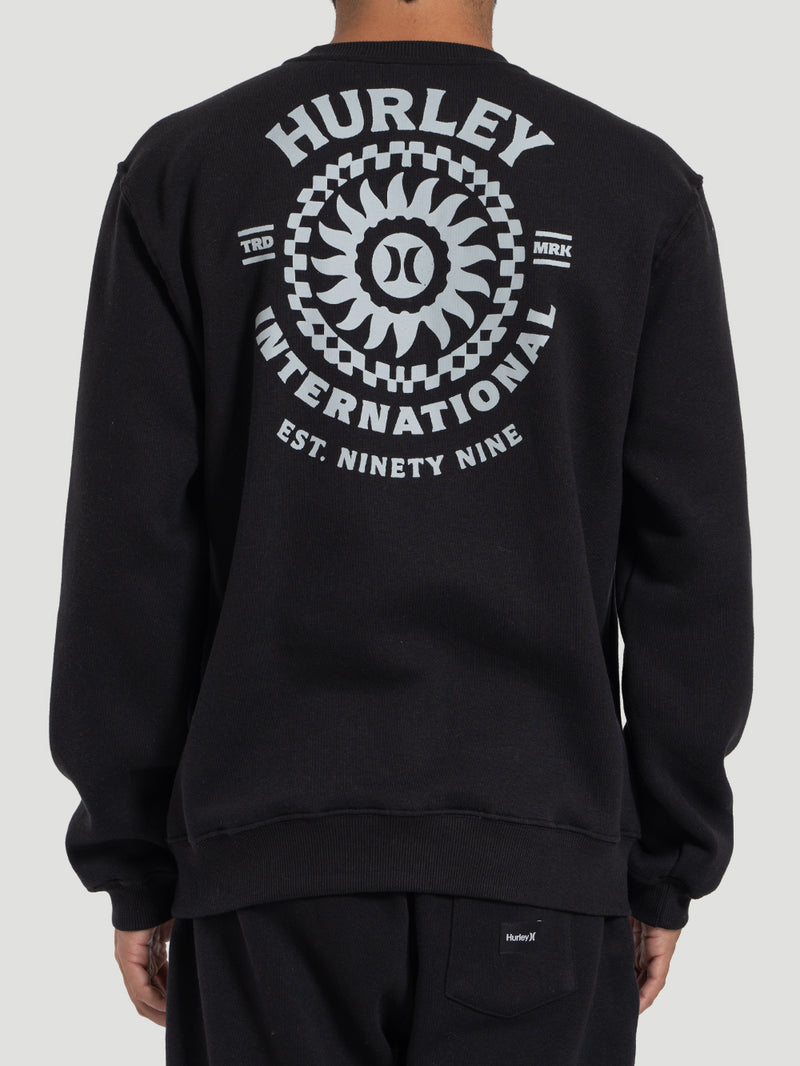 Moletom Hurley Careca Empire Preto