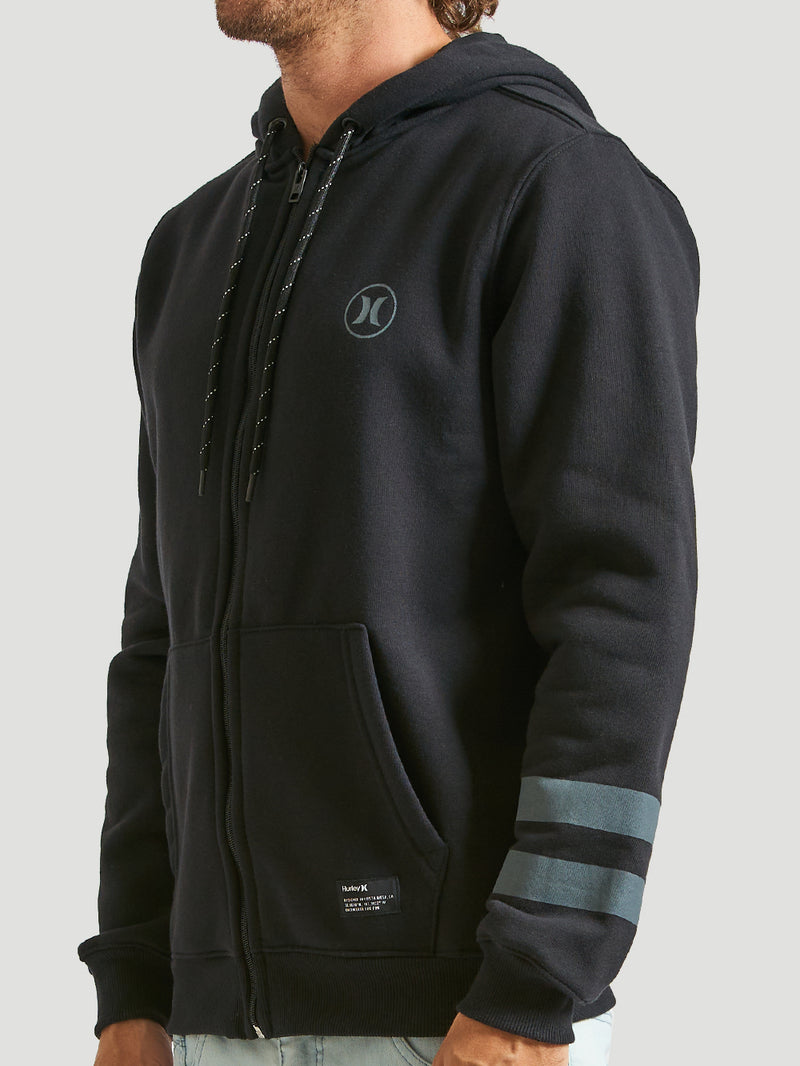 Moletom Canguru Hurley Circle Icon BP Preto