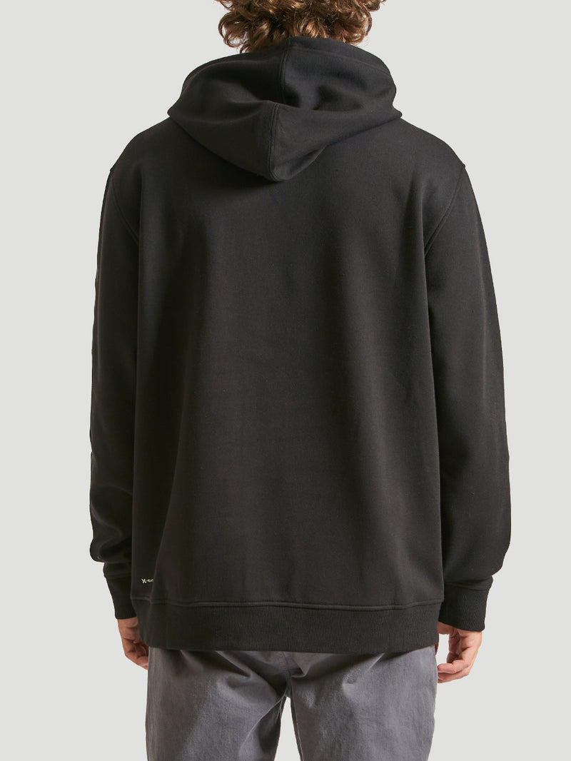 Moletom Canguru Hurley Acadia Heat Fleece Preto