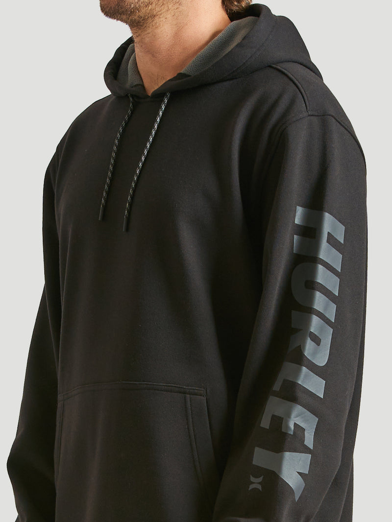 Moletom Canguru Hurley Acadia Heat Fleece Preto