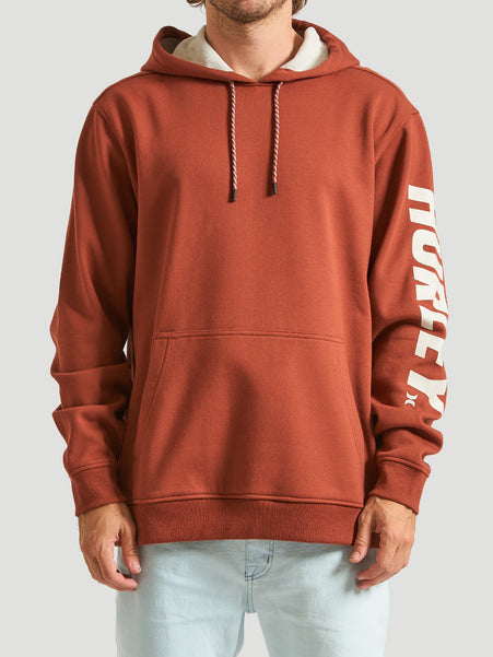 Moletom Canguru Hurley Acadia Heat Fleece Vermelho