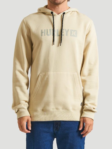 Moletom Canguru Hurley Square Areia