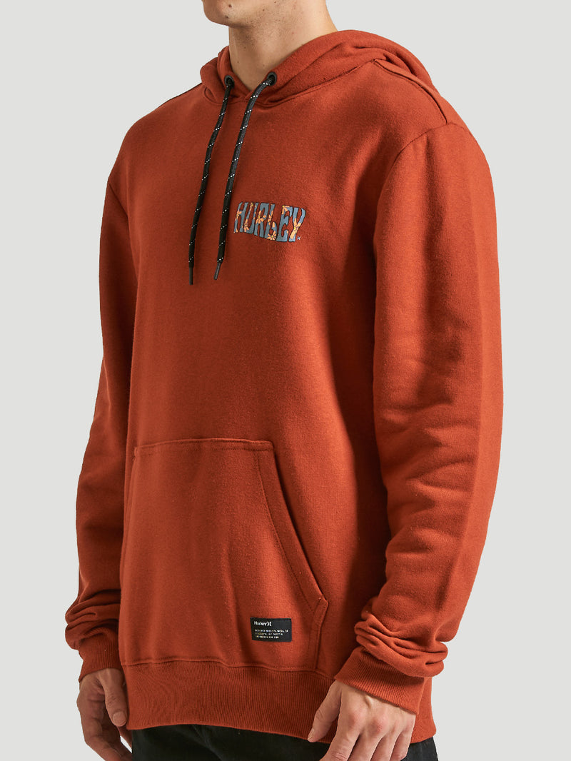 Moletom Canguru Hurley Woodstock Vermelho