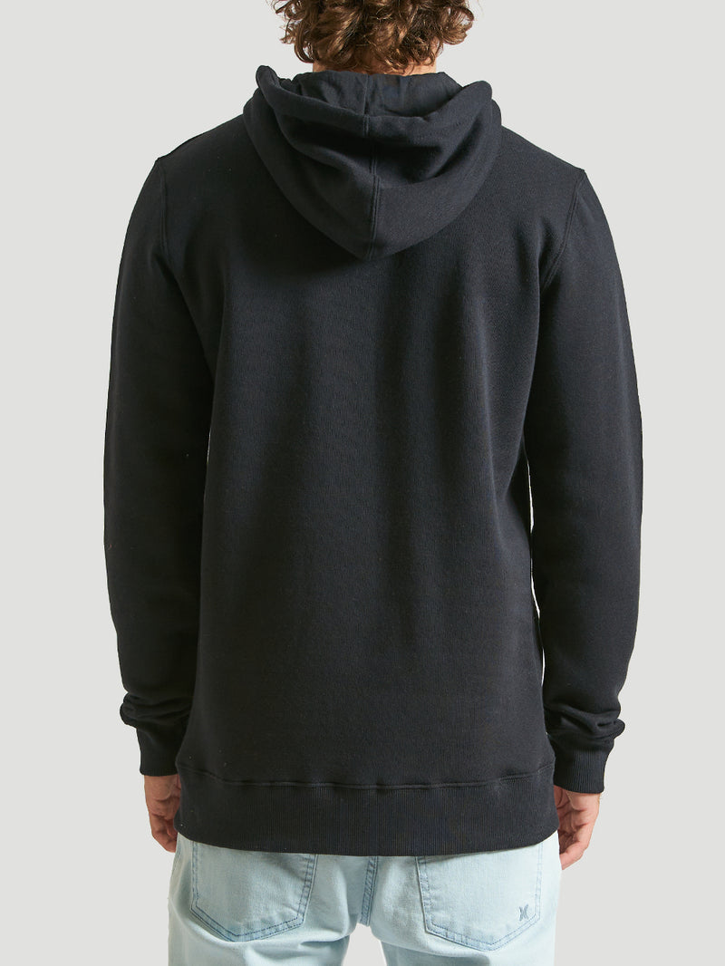 Moletom Canguru Hurley Square Preto