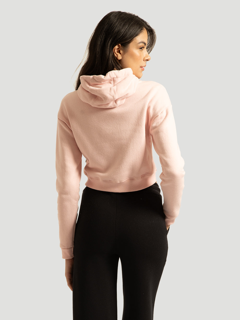 Moletom Cropped Hurley Line Rosa