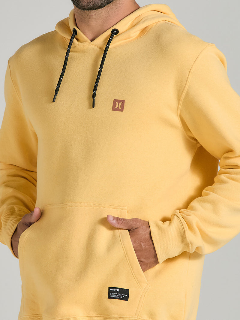 Moletom Canguru Amarelo Felpado Hurley Mini Icon II