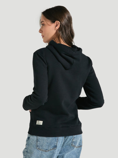 Moletom Canguru Feminino Preto Hurley One&Only