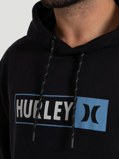 Moletom Hurley Track Canguru Felpado 250g Preto