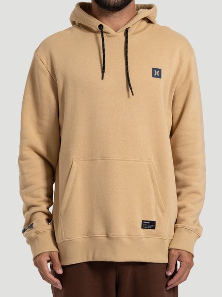 Moletom Canguru Hurley Mini Icon II Felpado 250g Bege