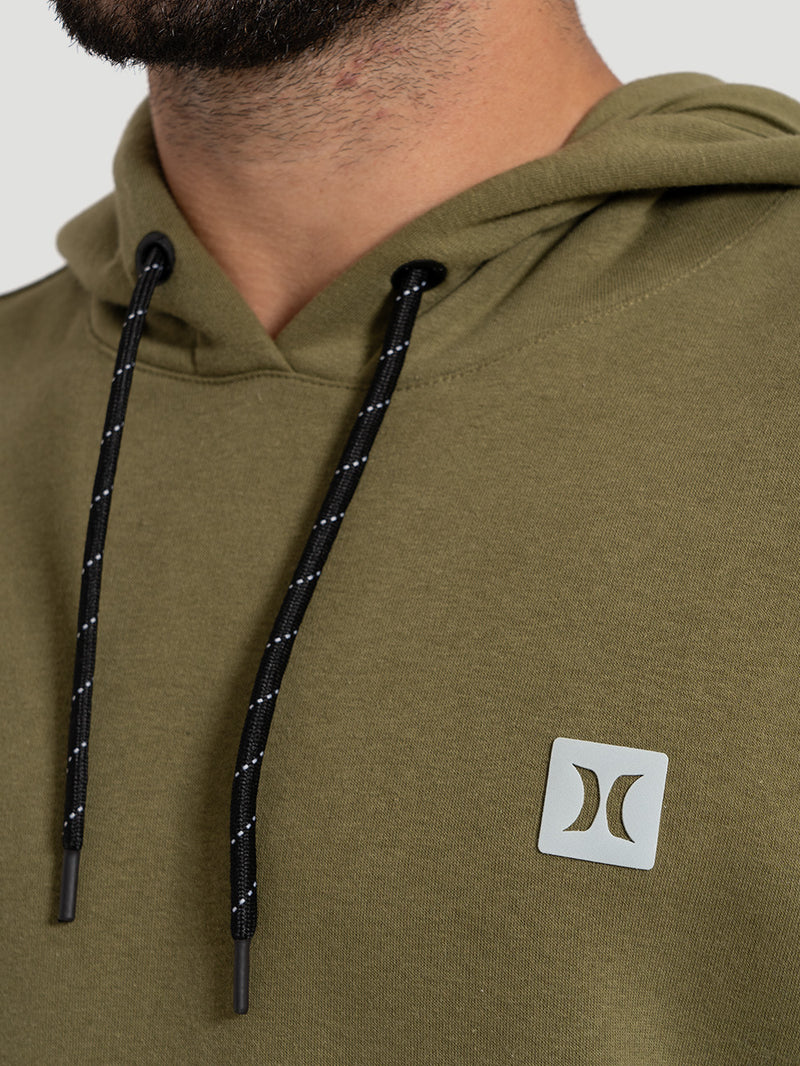 Moletom Canguru Hurley Mini Icon II Felpado 250g Militar
