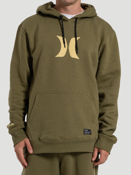 Moletom Canguru Icon Hurley Militar