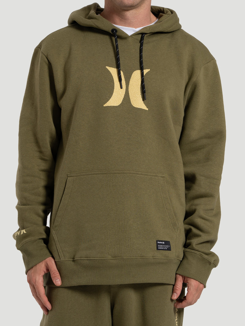 Moletom Canguru Icon Hurley Militar