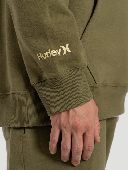Moletom Canguru Icon Hurley Militar