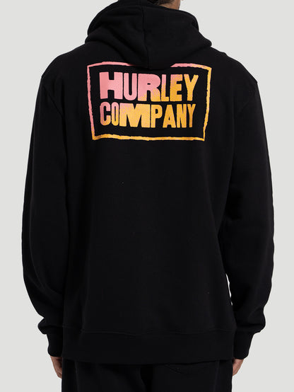 Moletom Canguru Preto Hurley Company