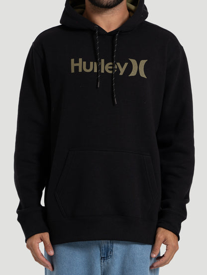 Moletom Canguru Preto Hurley One&Only