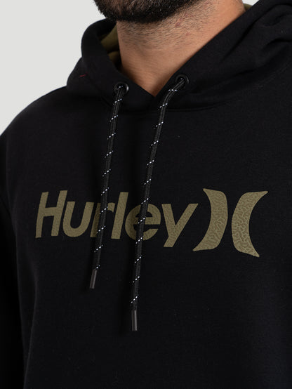 Moletom Canguru Preto Hurley One&Only