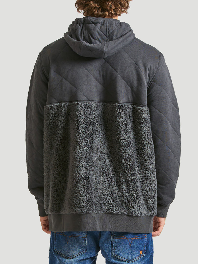 Jaqueta Especial Hurley Blanket Mix Fleece Chumbo