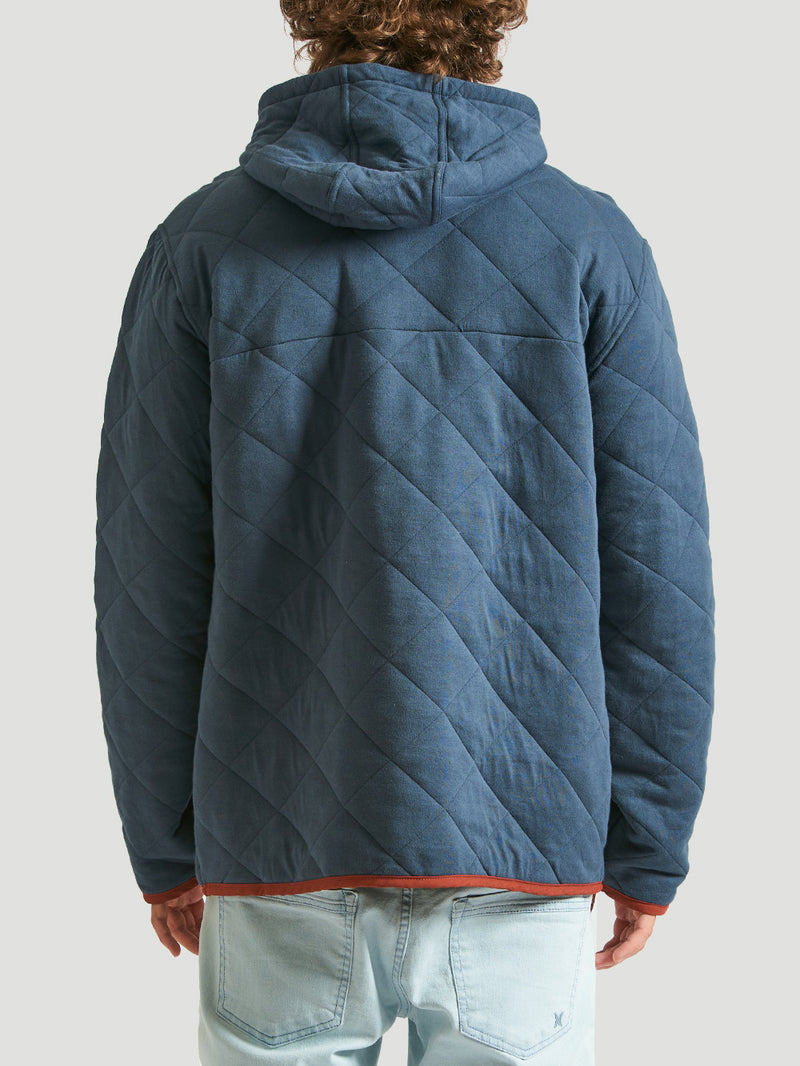 Jaqueta Especial Hurley Russel Quilted Fleece Marinho