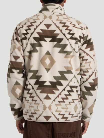 Blusa Especial Hurley Mesa Windchill 1/4 Zip Importada Off White