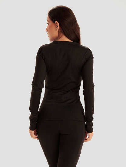 Blusa Preta Hurley Icon