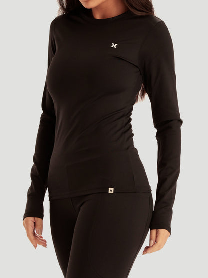 Blusa Preta Hurley Icon