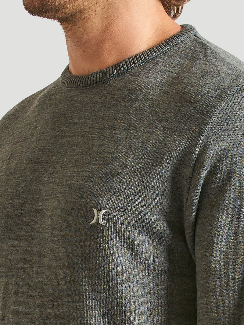 Tricot Hurley Casual Mescla Preto