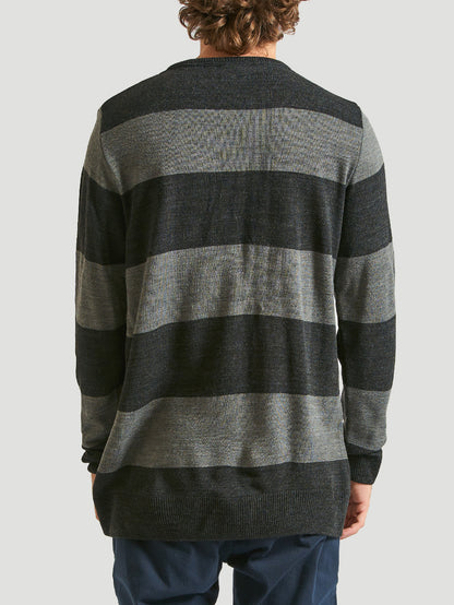 Tricot Hurley Stripe Preto