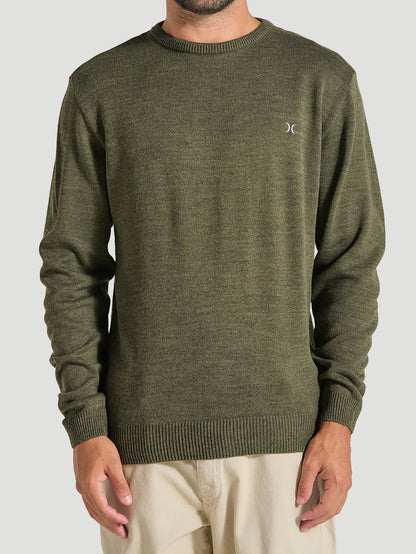 Tricot Básico Verde Militar Hurley Classic