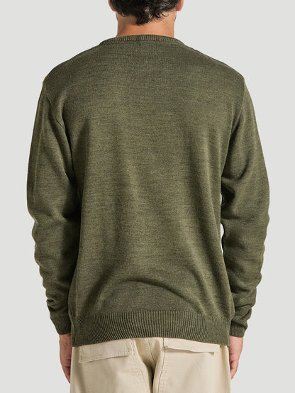 Tricot Básico Verde Militar Hurley Classic