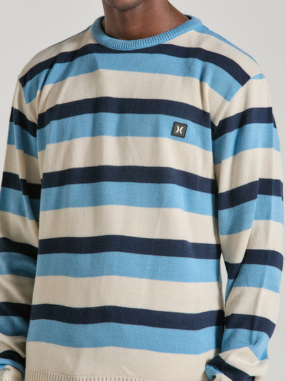 Tricot Listrado Off White Hurley Stripe