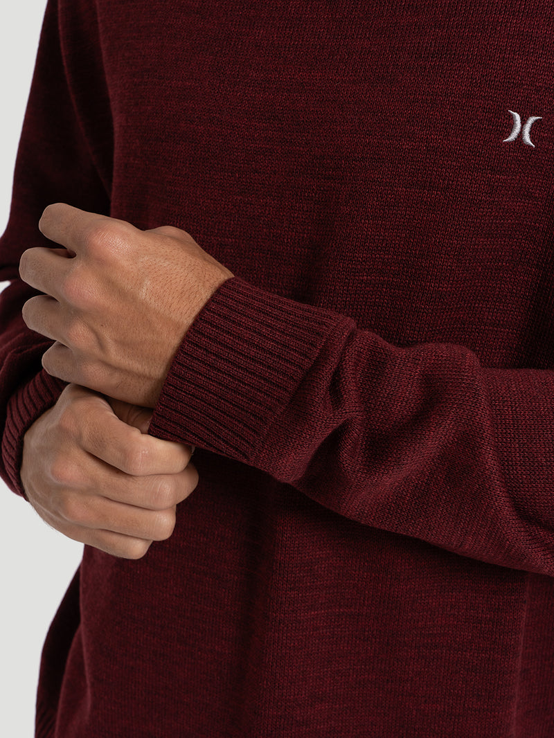 Suéter Tricot Vinho Hurley Retilinea Classic