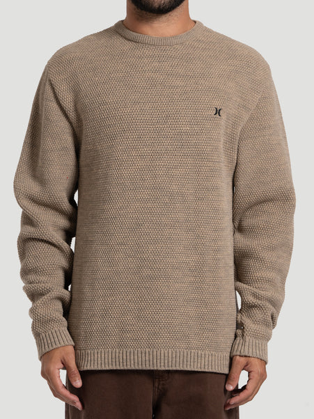 Suéter Tricot Bege Hurley Papiro