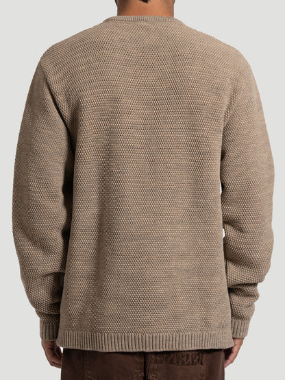 Suéter Tricot Bege Hurley Papiro
