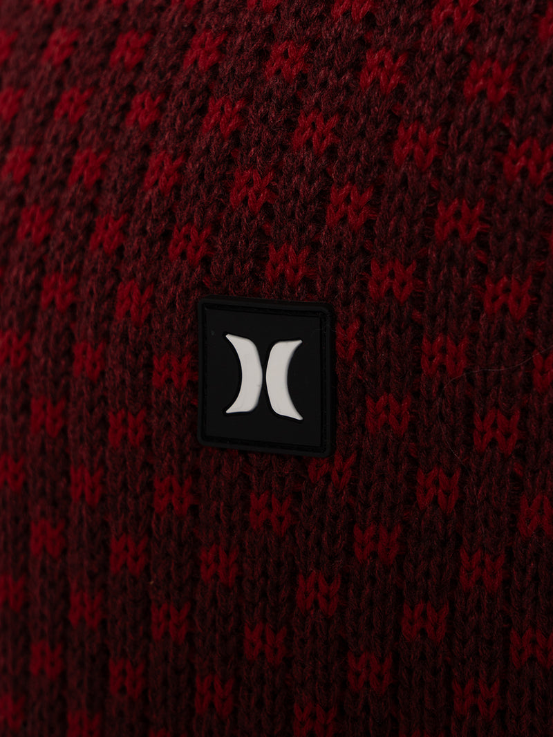 Suéter Tricot Vinho Hurley Colmeia