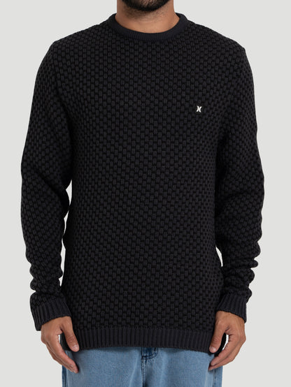 Suéter Tricot Chumbo Hurley Colmeia