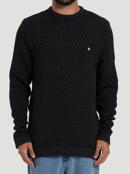 Suéter Tricot Chumbo Hurley Colmeia
