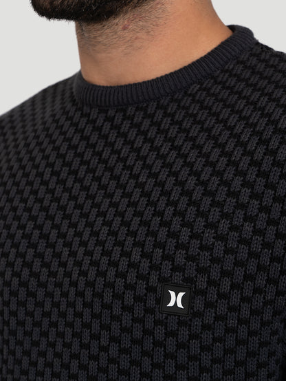 Suéter Tricot Chumbo Hurley Colmeia
