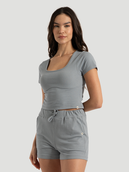 Blusa Feminina Hurley Espumante Cinza
