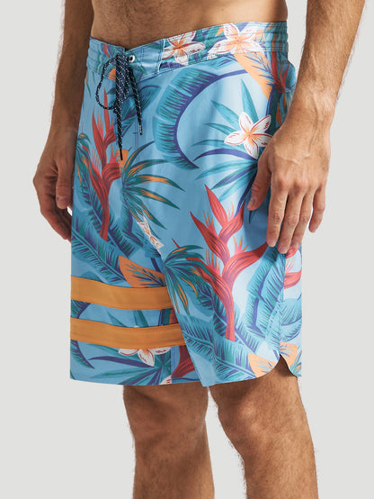 Boardshort Hurley Phantom Block Party Renegade 18" Azul