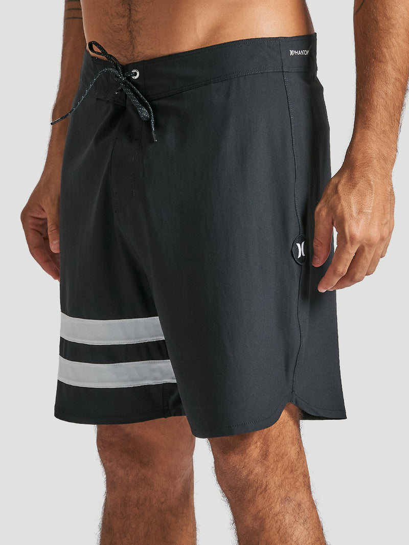 Boardshort Hurley Phantom Block Party 18" Preto