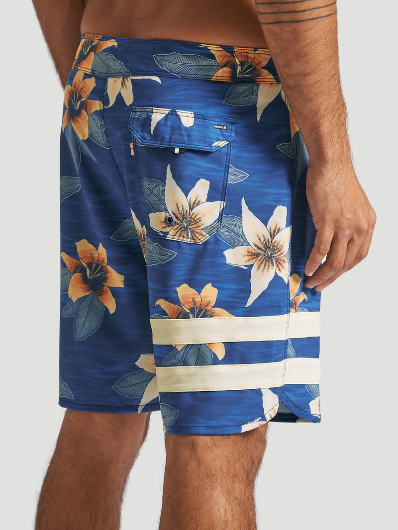 Boardshort Hurley Phantom Eco Block Party 18"Azul