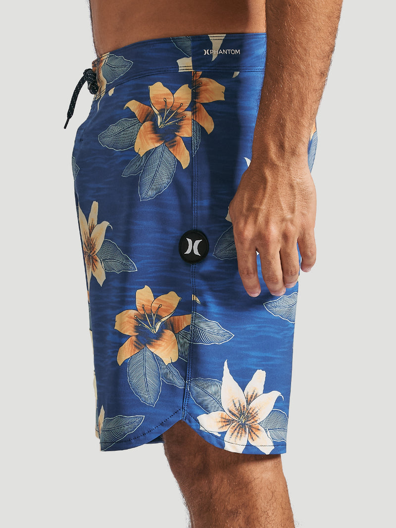 Boardshort Hurley Phantom Eco Block Party 18"Azul