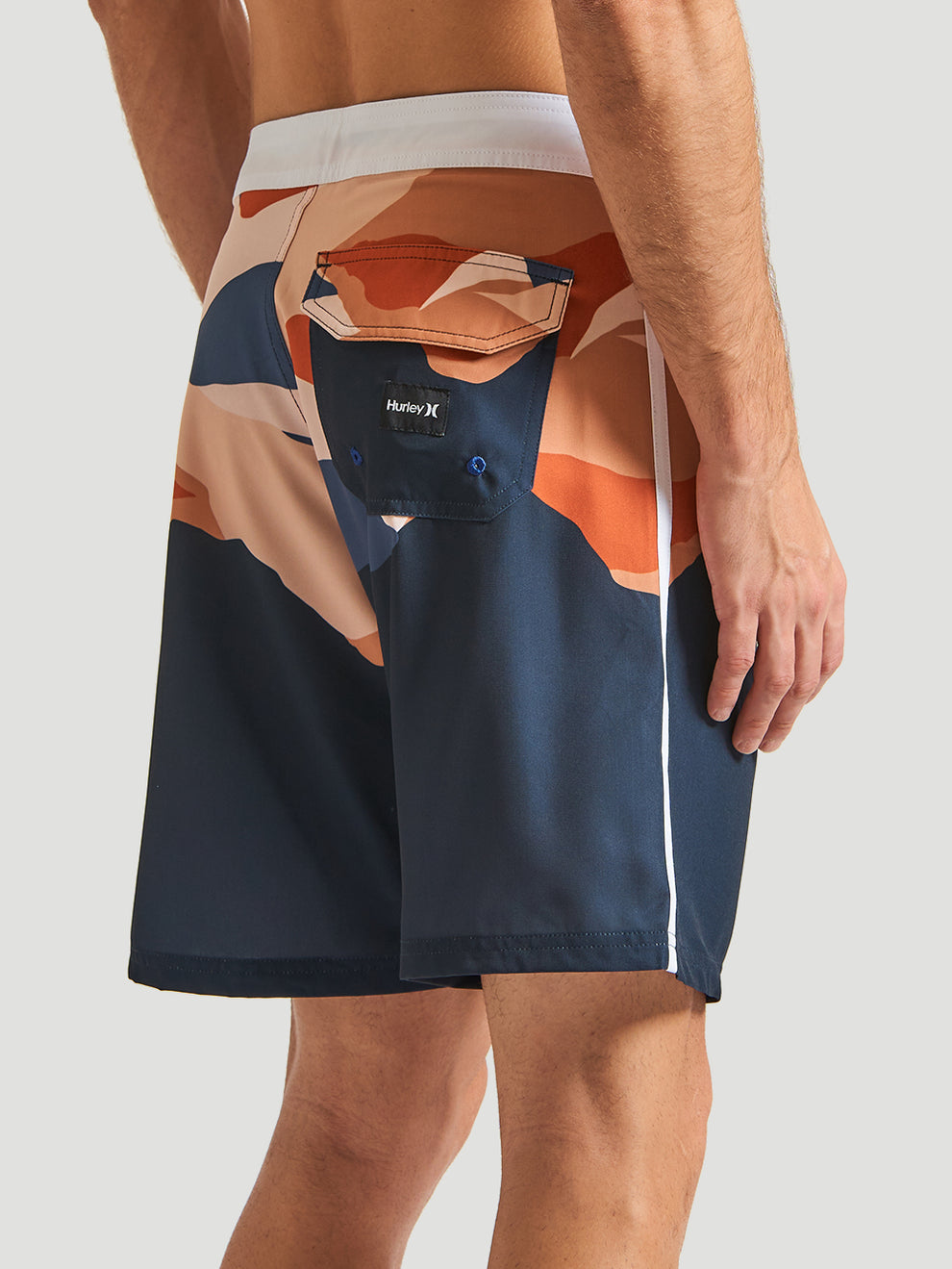 Costume Da Bagno Tipo Boxer Hurley Per Bambini E Ragazzi – Pantaloncino Spiaggia Con Tasca E Stampa Colorata - 2