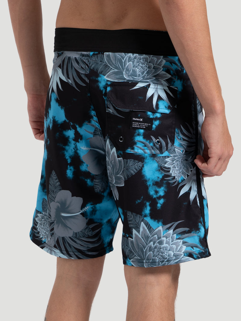 Boardshorts Hurley Hibisco 18" Preto
