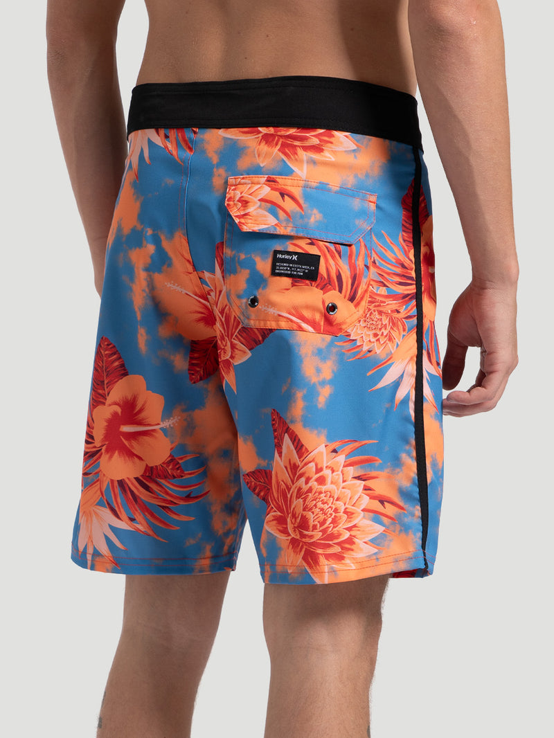 Boardshorts Hurley Hibisco 18" Azul
