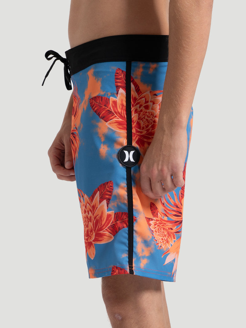 Boardshorts Hurley Hibisco 18" Azul